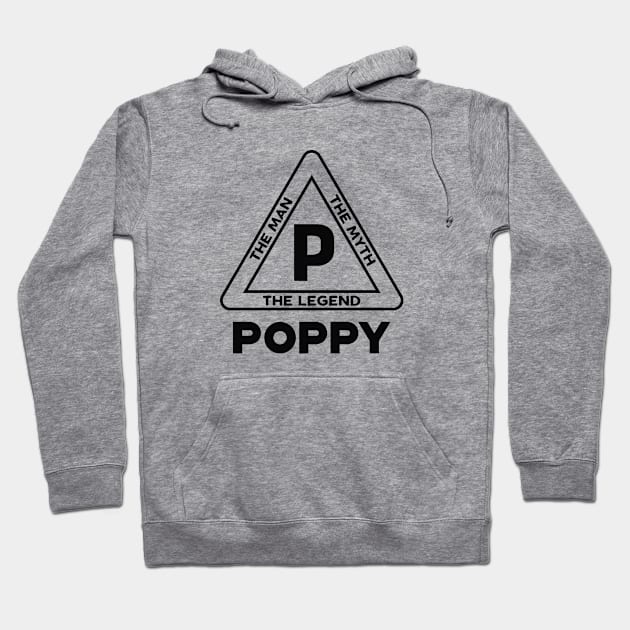 Poppy - The man the myth the legend Hoodie by KC Happy Shop